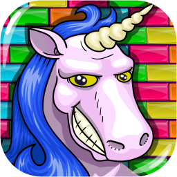 Brick Breaker Unicorn game artwork